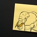 An elephant with bananas for tusks