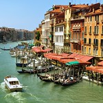Gondola service at the Canal Grande in Venice