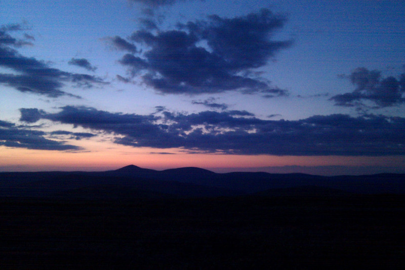 Last light over Mount Keen