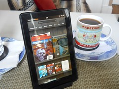 Kindle Fire and Coffee