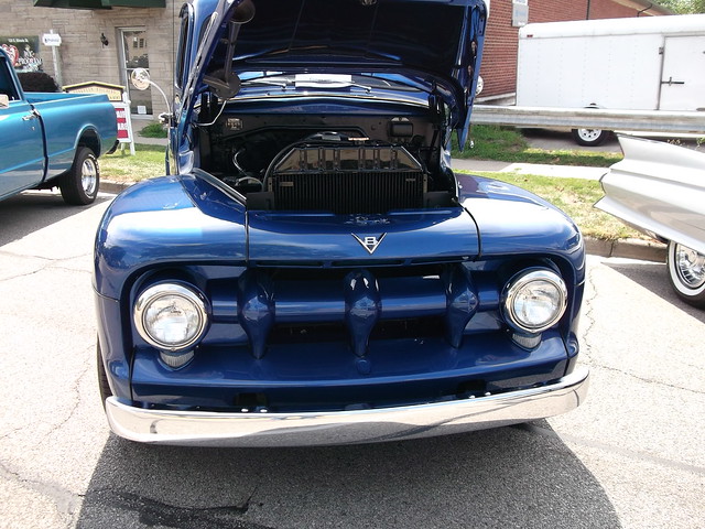 show hot classic ford car truck downtown antique indiana f1 motorcycle restored rod custom veteran monticello 1951