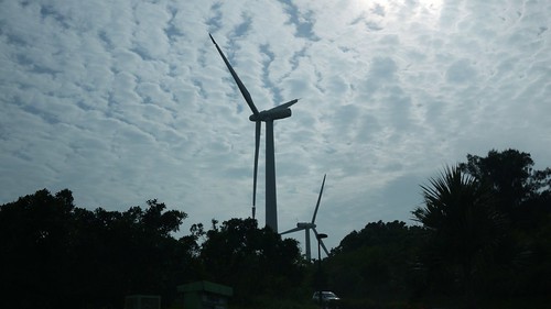糸満市観光農園の風力発電
