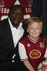 Saturday March 24th, Jason was one of the Mascots for Northampton Town when they played Plymouth Argyle, Jason with Adebayo Akinfenwa.