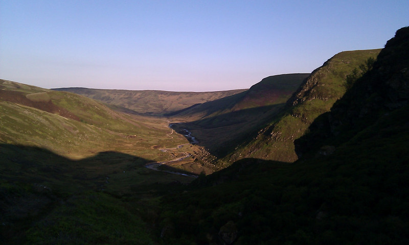 View down Glen Lethnot from above the West Burn