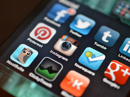 Instagram and other Social Media Apps by Jason A. Howie, on Flickr