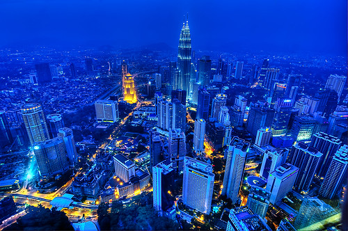 Like Blood Through Veins - Kuala Lumpur At The Blue Hour