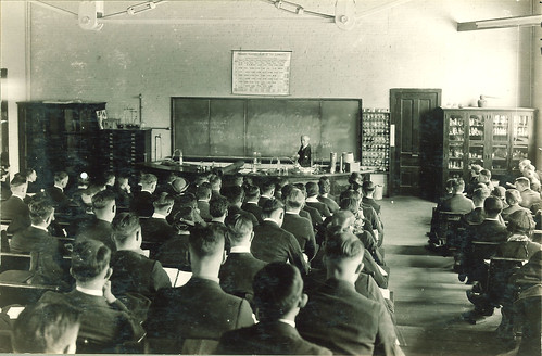 Students in a chemistry lecture, The Uni by The University of Iowa Libraries, on Flickr