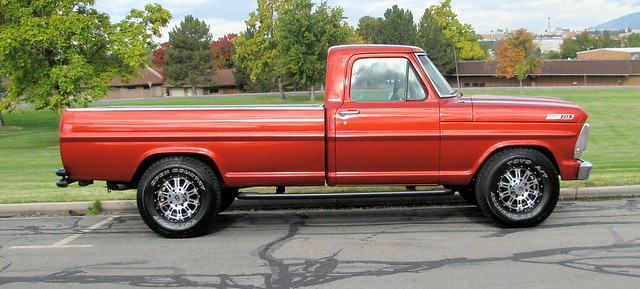 classic ford truck vintage cherry shiny pickup pickuptruck 1967 vehicle v8 madeinusa americanmade 2wd toyo fomoco customcab longbed f250 fseries eyellgeteven