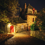 The Streets of Mont Saint Michel