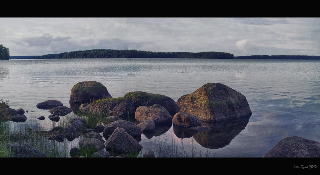 : Kivijarvi (Stone Lake). Southern Finland.