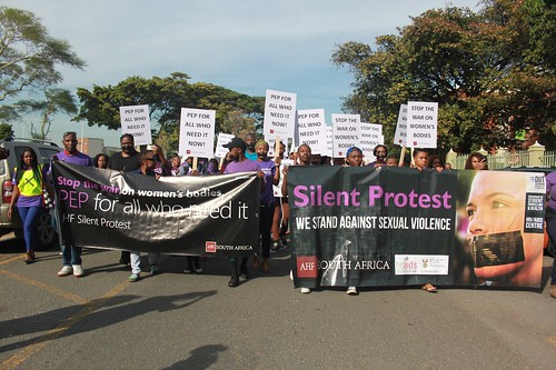 Silent Protest: Durban, SA - August 24, 2016