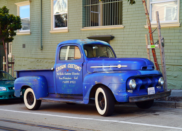 california ca usa hot classic ford up car shop speed america truck vintage us san francisco united pickup f1 voiture collection cal american f classics rod series crown states pick rods customs 1951 415 1952 ancienne firstgeneration 0921 694 4156940921 8r93331
