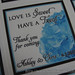 Blue Hydrangea Love is Sweet Custom Wedding Favor Label/Sticker <a style="margin-left:10px; font-size:0.8em;" href="http://www.flickr.com/photos/37714476@N03/8433963836/" target="_blank">@flickr</a>