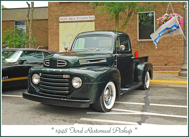 ford 1948 truck pickup f1 restomod alltypesoftransport 1948fordpickup 2012salinesummerfest