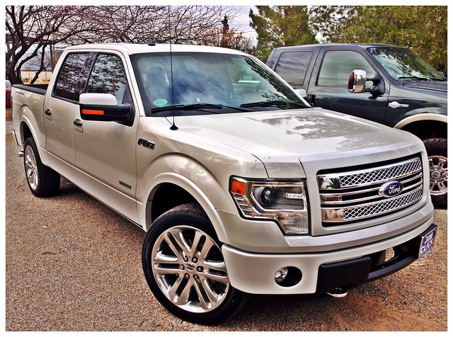 white ford f150 limited 2013