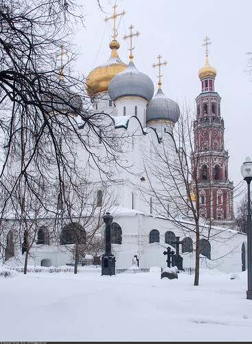   (Novodevichy monastery in winter) ©  Nickolas Titkov