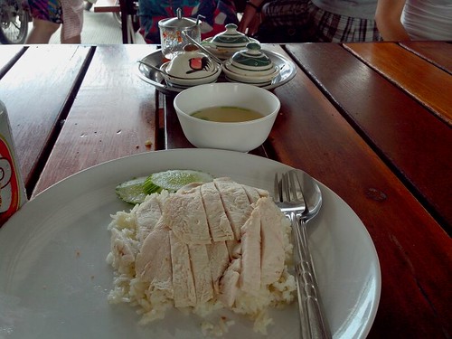 Steamed Chicken with Rice @ Bo Pud Fresh Market ©  S Z