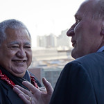 Premierminister von Samoa und Dr. Westphalen