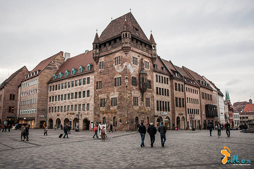 A medieval cidade de Nuremberga foi completame...