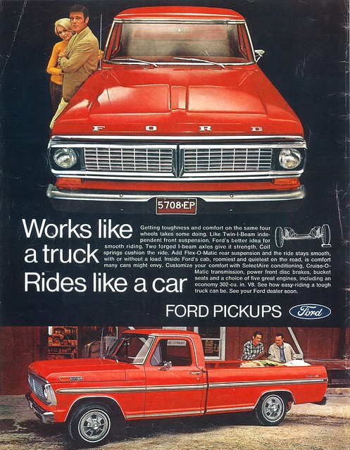 ford truck ranger pickup f100 1970 xlt