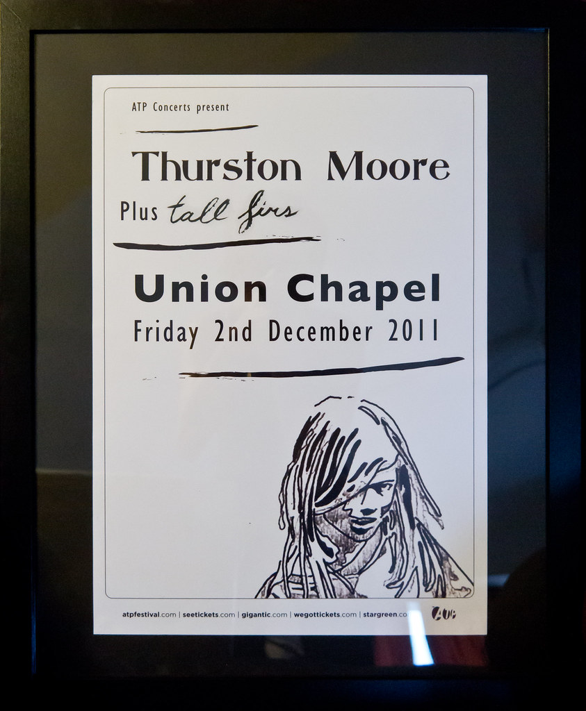 Thurston Moore - gig flyer
