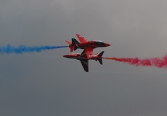 Red Arrows blue meets red