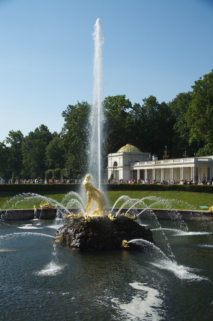 : Peterhof fountains.