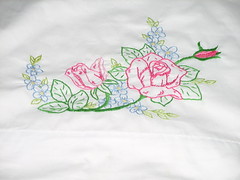Embroidery re-entry