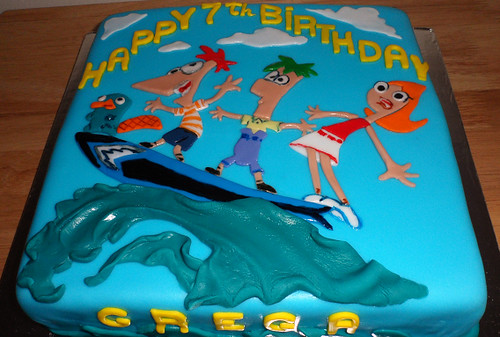 Phineas Ferb Birthday Cake