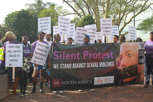 Silent Protest: Durban, SA - August 24, 2016
