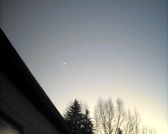 Aspen astronomy: Moon Near Venus Twilight 4/24/12