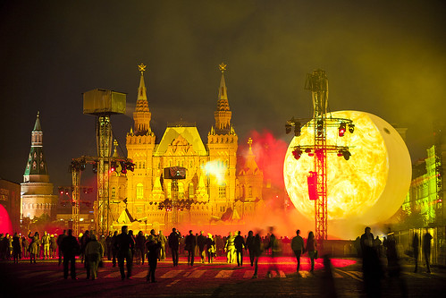 Moscow. Festival Circle of light 2012. Red square. ©  Pavel 