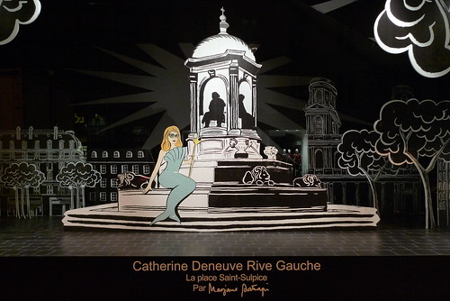 Vitrines Catherine Deneuve par Marjane Satrapi au Bon Marché - Paris, septembre 2012