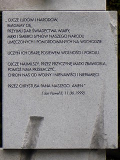 Volhynian Massacre Monument