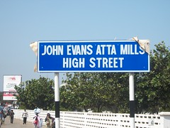 The Accra High Street was renamed after the late President Mills following his death