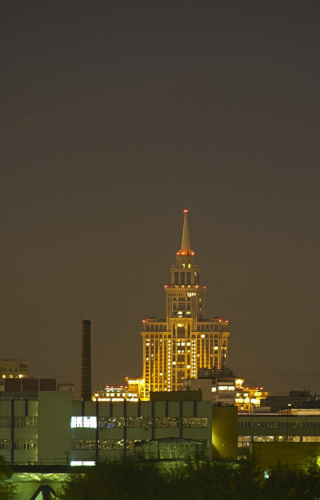 : Moscow at night