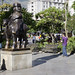 Uno delle tante statue di Botero nella Plaza de las Esculturas