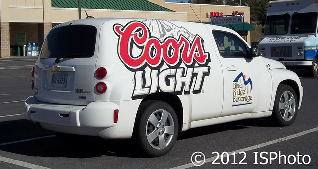 delivery coors coorslight chevyhhr deliveryvan beervan blueridgebeverage