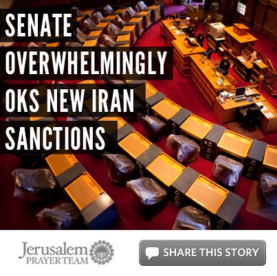 Senate Overwhelmingly OKs New Iran Sanctions