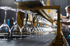Les verres de la société Arc, entreprise lauréate des Trophées Développement Durable de Carrefour en 2012