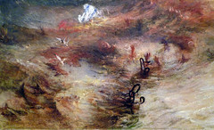 JMW Turner, Slave Ship, detail with chains