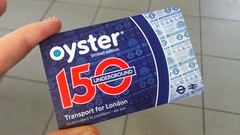Limited Edition Oyster card for 150th London Underground Anniversary
