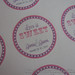 Love is Sweet Pink & Purple Round Wedding Favor Labels/Stickers <a style="margin-left:10px; font-size:0.8em;" href="http://www.flickr.com/photos/37714476@N03/8432910427/" target="_blank">@flickr</a>