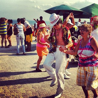 Salsa Dance on the Boardwalk of...
