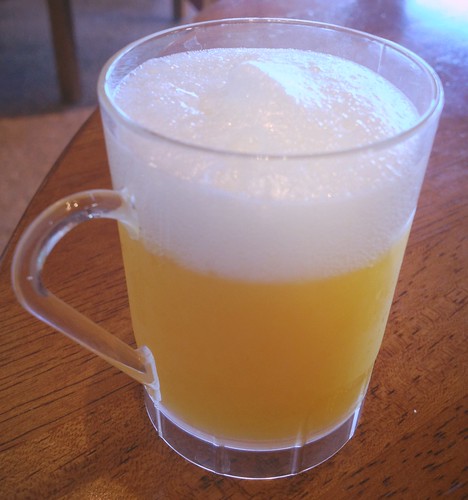 Alcohol-free beer - Mandarin orange pudding