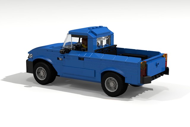 auto car truck model render pickup toyota tacoma challenge 65 cad lugnuts moc motorcity ldd toyotatacomatime