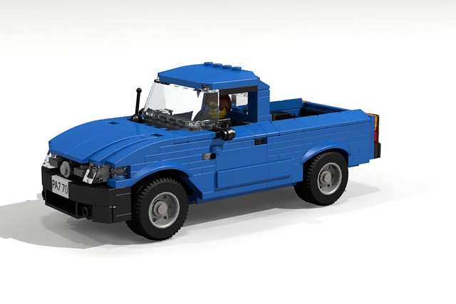 auto car truck model render pickup toyota tacoma challenge 65 cad lugnuts moc motorcity ldd foitsop toyotatacomatime