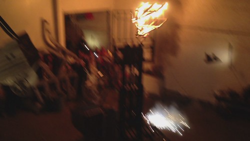flaming cart-a-pult ©  Jason Eppink