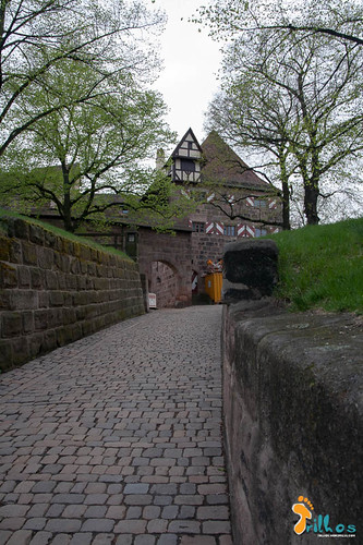 Entrada para o castelo imperial de Nuremberga