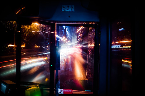 Night bus ride ©  Tony